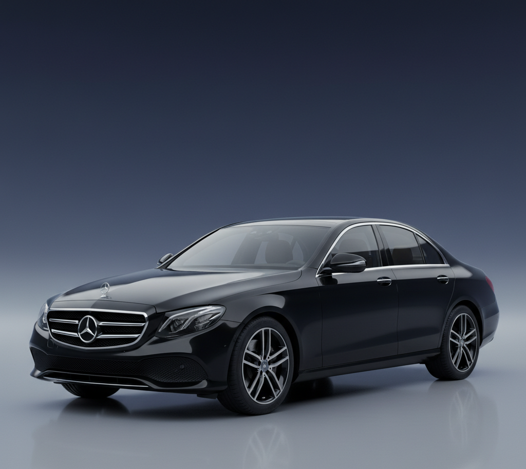 Mercedes E-Class business class chauffeur sedan — Alpine Executive Transfer Zurich